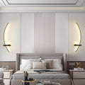 Enhance your home with LED curved wall light modern indoor decorative fixture, providing stylish and energy-efficient illumination.