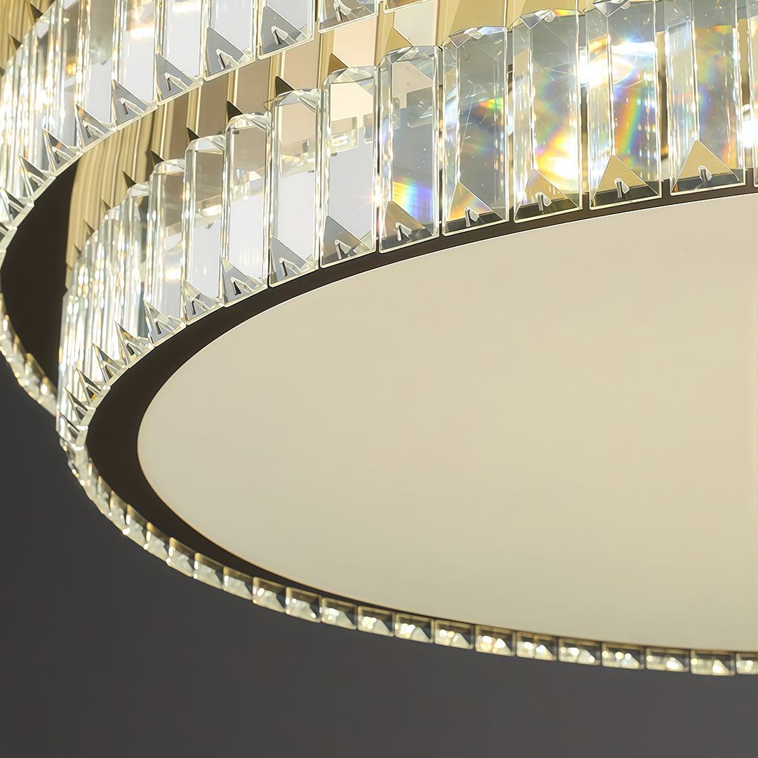 Add refined brilliance with led flush mount lighting, featuring a luxury crystal design and eye-protecting illumination for everyday comfort.