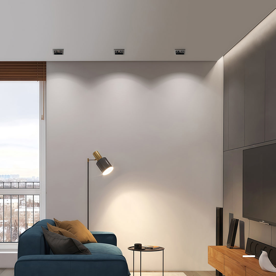 Illuminate your space with LED indoor spotlights, featuring anti-glare recessed ceiling lights for bright, comfortable, and glare-free lighting in any room.