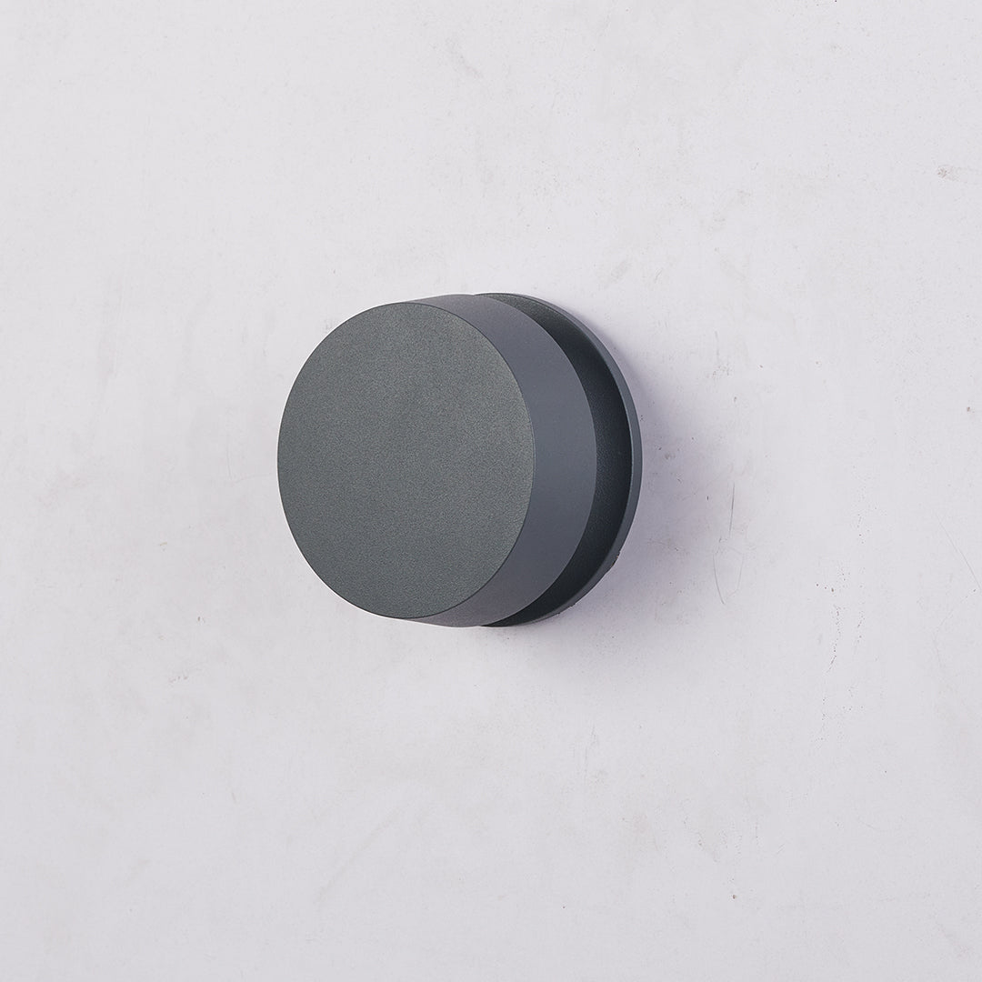 Side angle of a compact LED outdoor landscape lights showing its layered design and soft light diffusion.