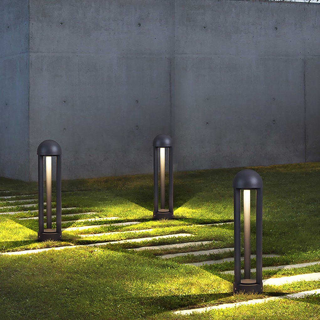 Stylish LED Outdoor Waterproof Lawn Light with Decorative Columns