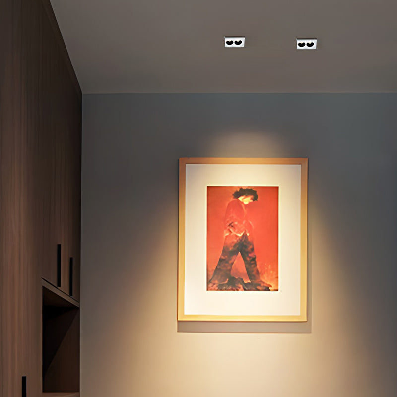 LED spotlights bulbs with a close-up of the installation clip.