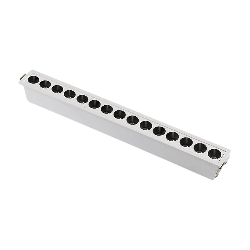 LED spotlights bulbs dimensions, front view with size specifications for square arrangement.
