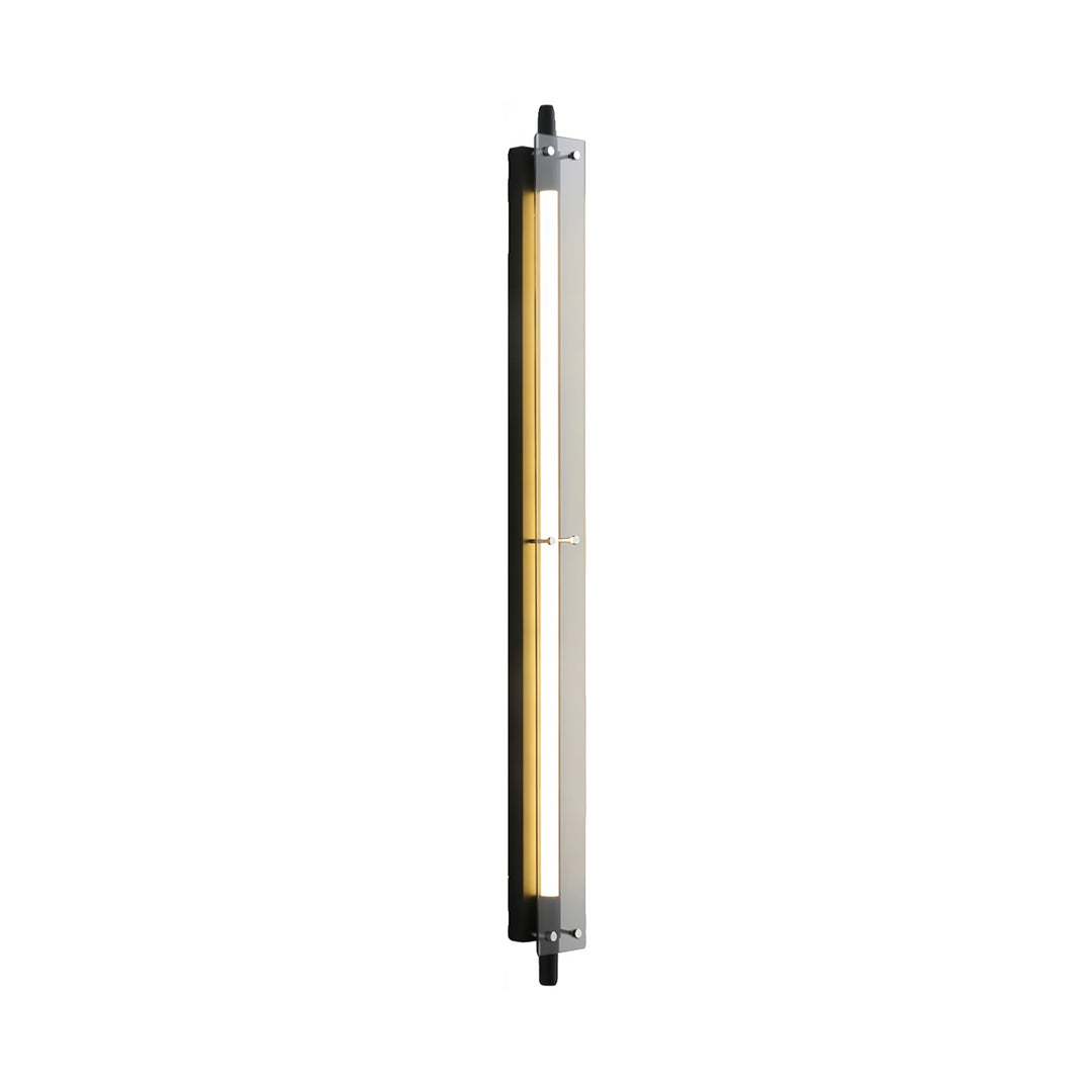 Pair of led wall strip lights shown in different finishes, highlighting modern linear lighting style.