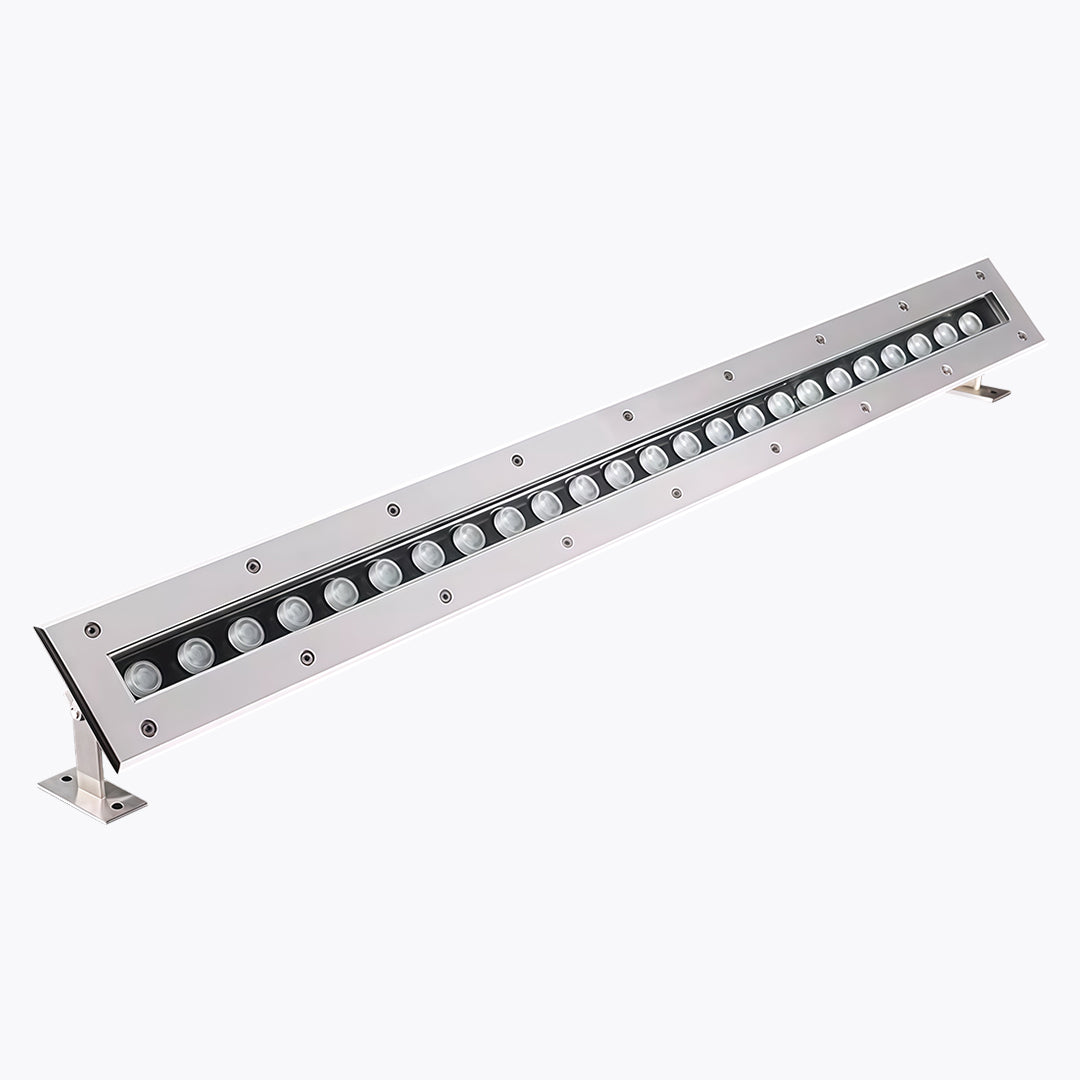 Linear wall washer light waterproof fountain underwater light provides even illumination for water features and architectural accents.