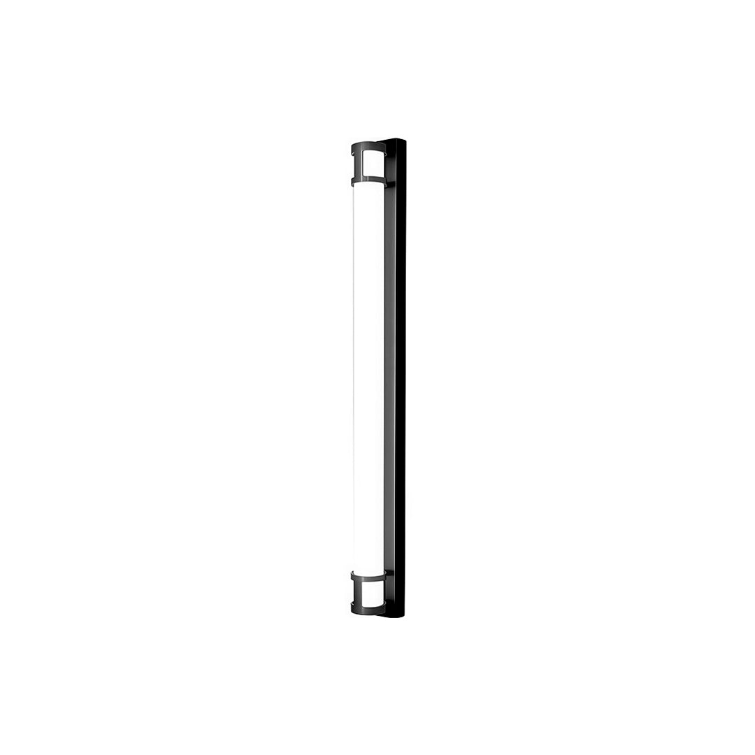 Modern luxury chandeliers style outdoor led wall sconce lighting in matte black with LED strip