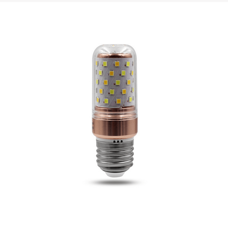 Mini gold pendant light bulb, close-up of the LED bulb.