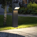 Chic Flash Black LED Lawn Light Minimalist Waterproof Outdoor Lighting