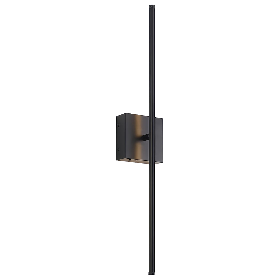 Minimalist linear wall lights in black, providing clean and functional lighting for modern interiors.