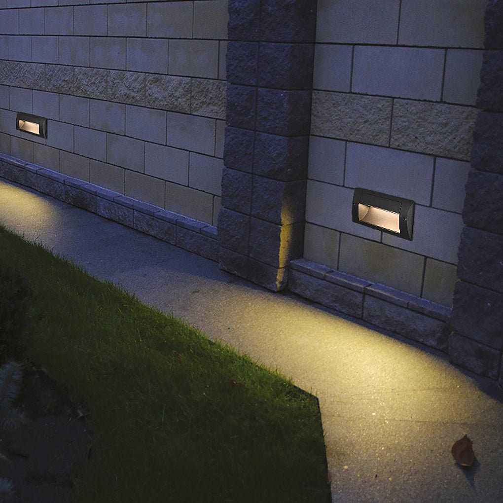 Minimalist Outdoor LED Stair Step Light Wall Lamp for Aisle Corridor Corner