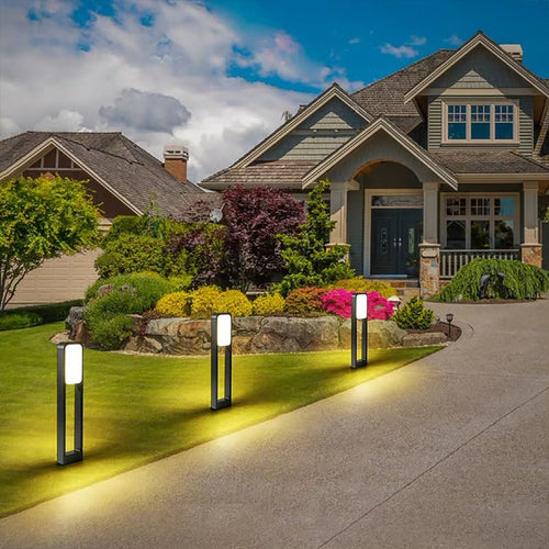 Big Square Panel COB LED Path Light Dual Front & Back Lighting
