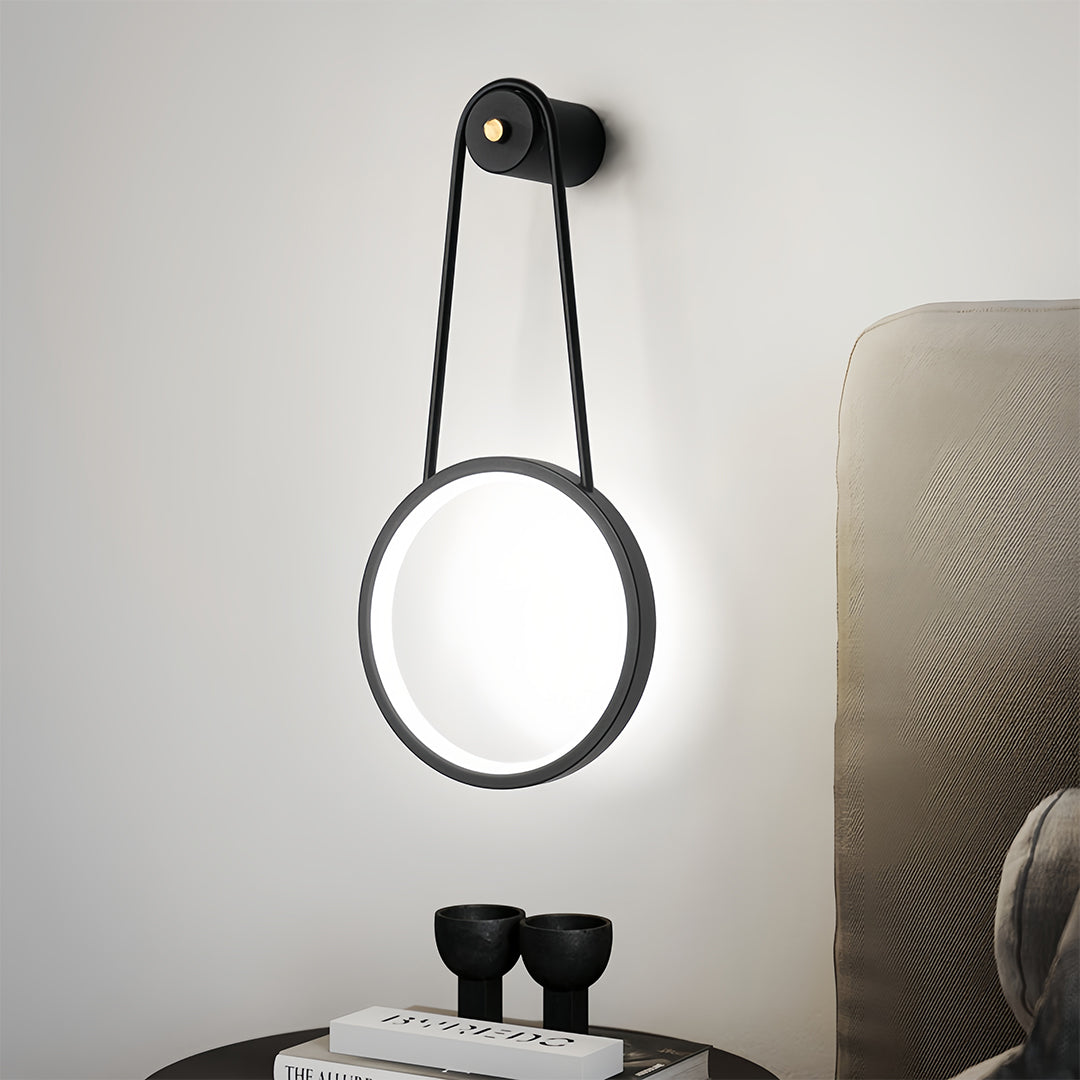 Minimalist LED lights for landscaping with clean white wall mounting and contemporary styling