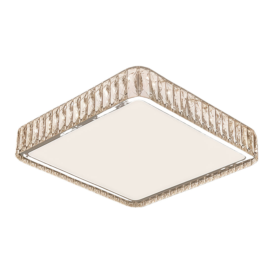 Add luxury to your space with modern crystal flush mount lighting, featuring a dazzling halo ring for a chic and contemporary lighting solution.