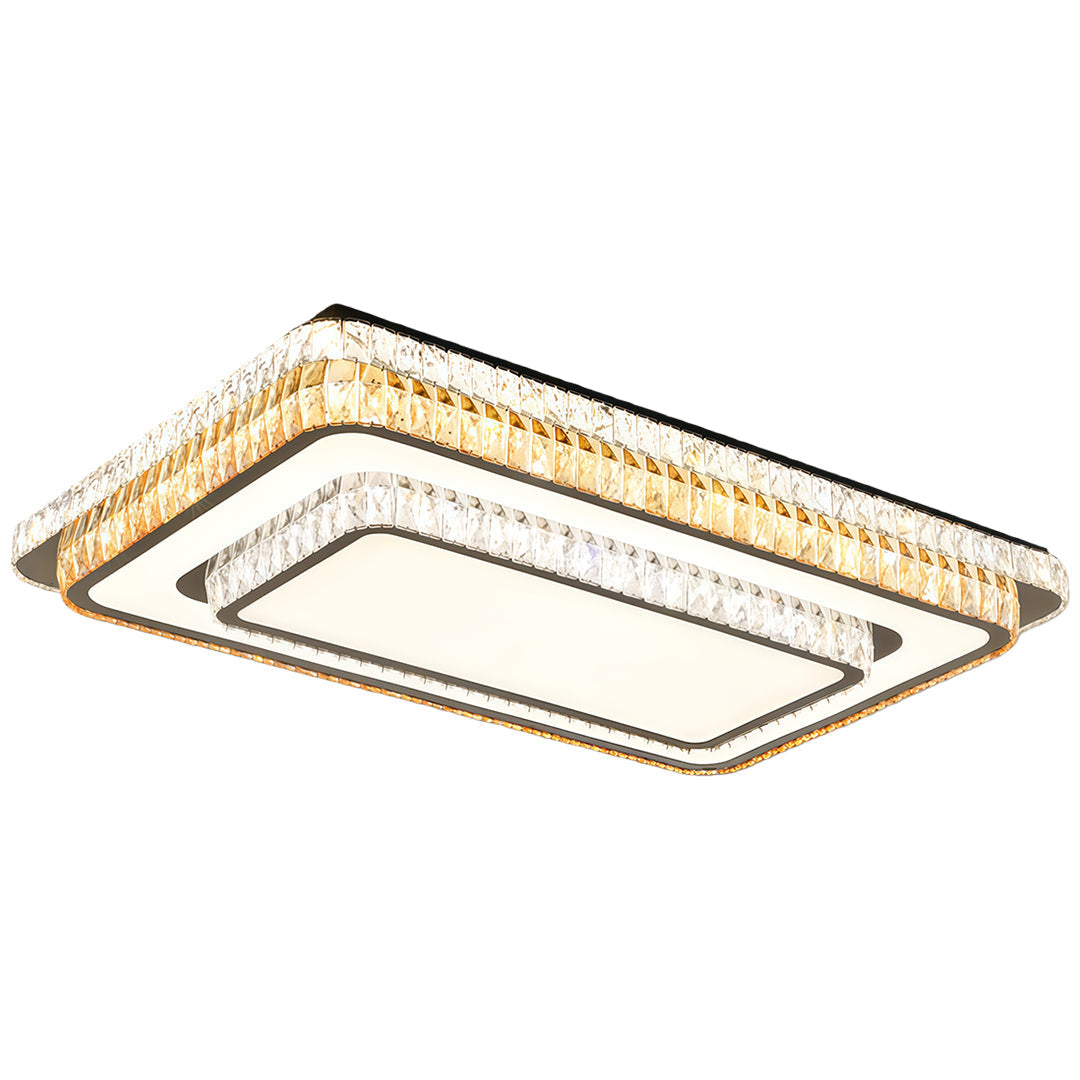 Modern flush mount light fixture delivers minimalist style and luxurious glow, enhancing modern homes with subtle sophistication.