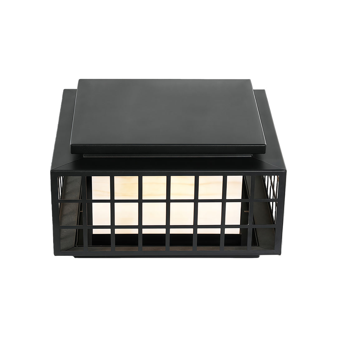 Contemporary metal gate pillar lights add charm and functionality to outdoor spaces while resisting rain and harsh weather conditions.