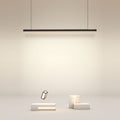 Modern Linear Farmhouse Black Chandelier