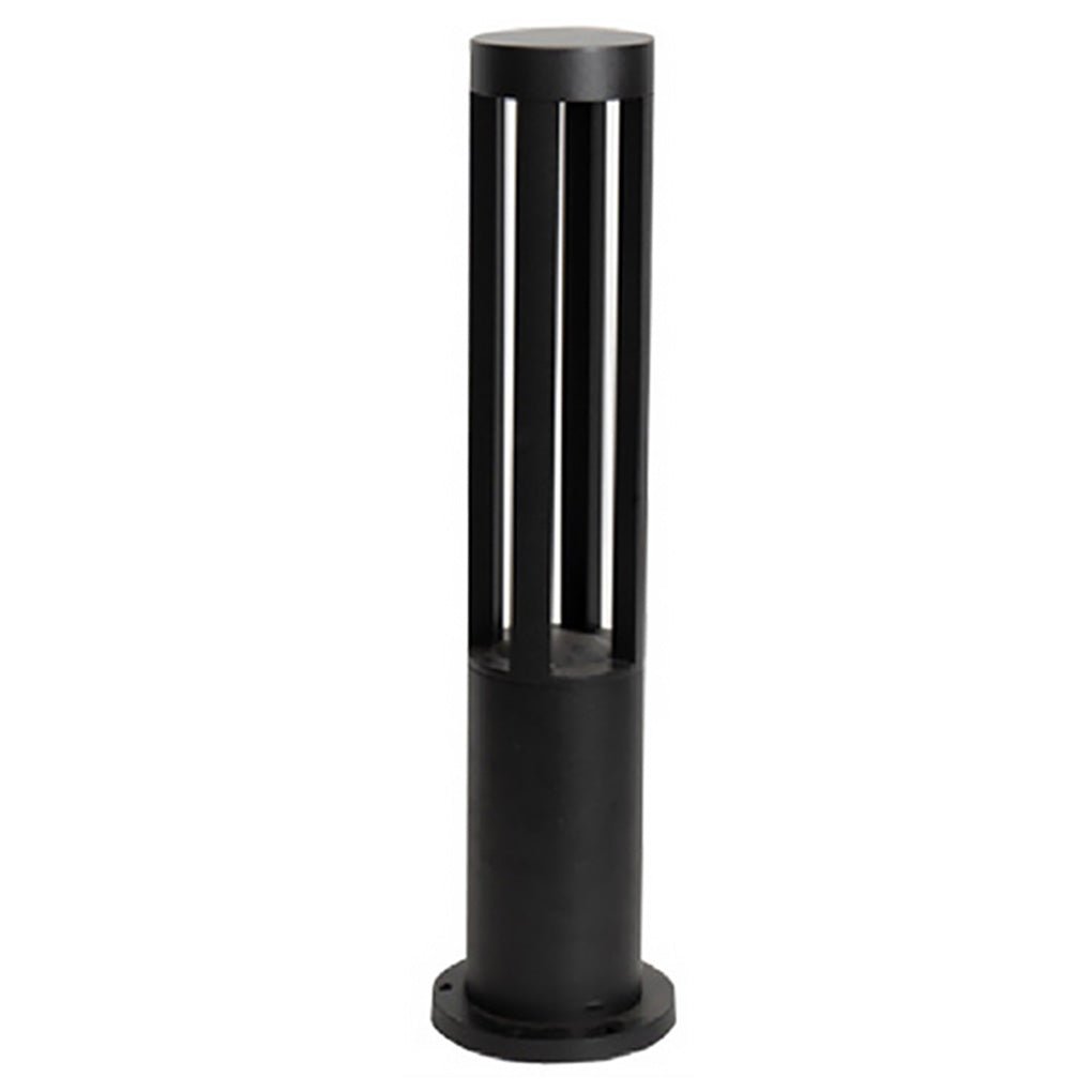 Modern outdoor bollard lights dimensions, providing detailed size specifications.