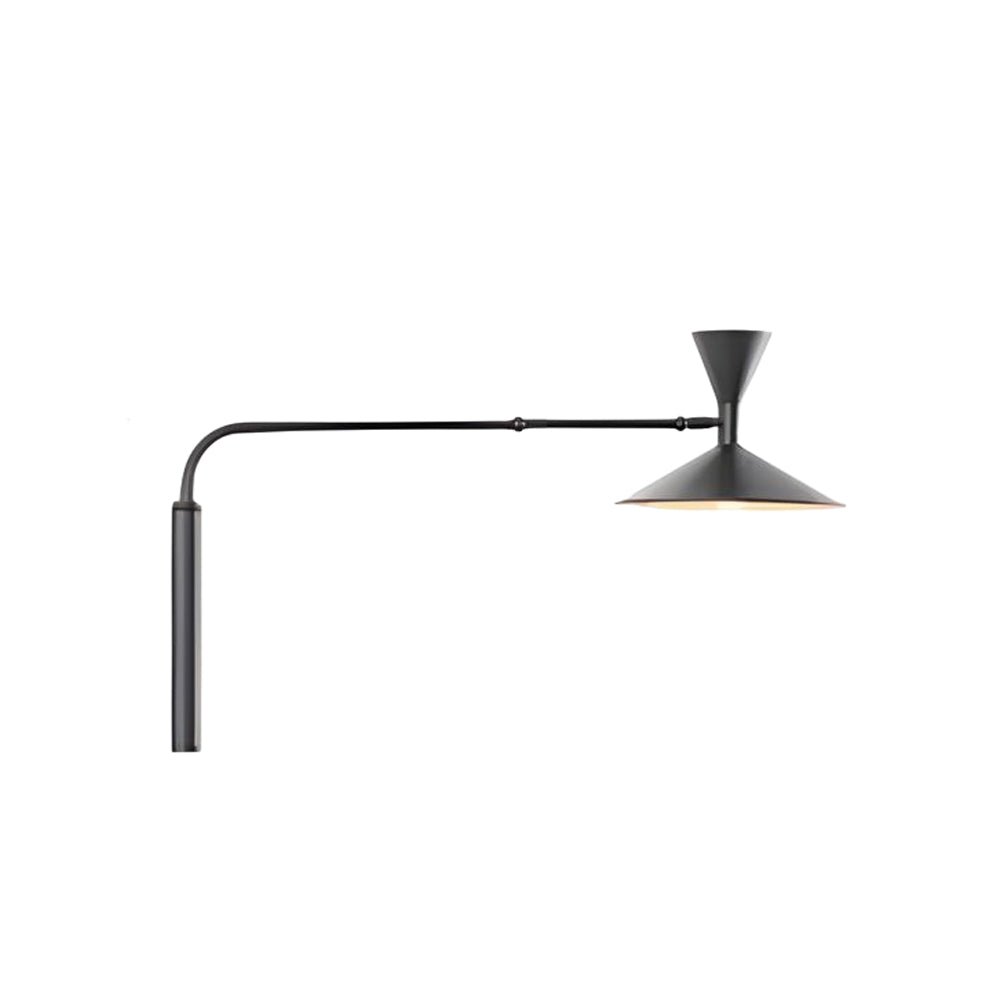 Stylish and modern swing arm wall sconce, perfect for providing directional light and elevating your room's decor.