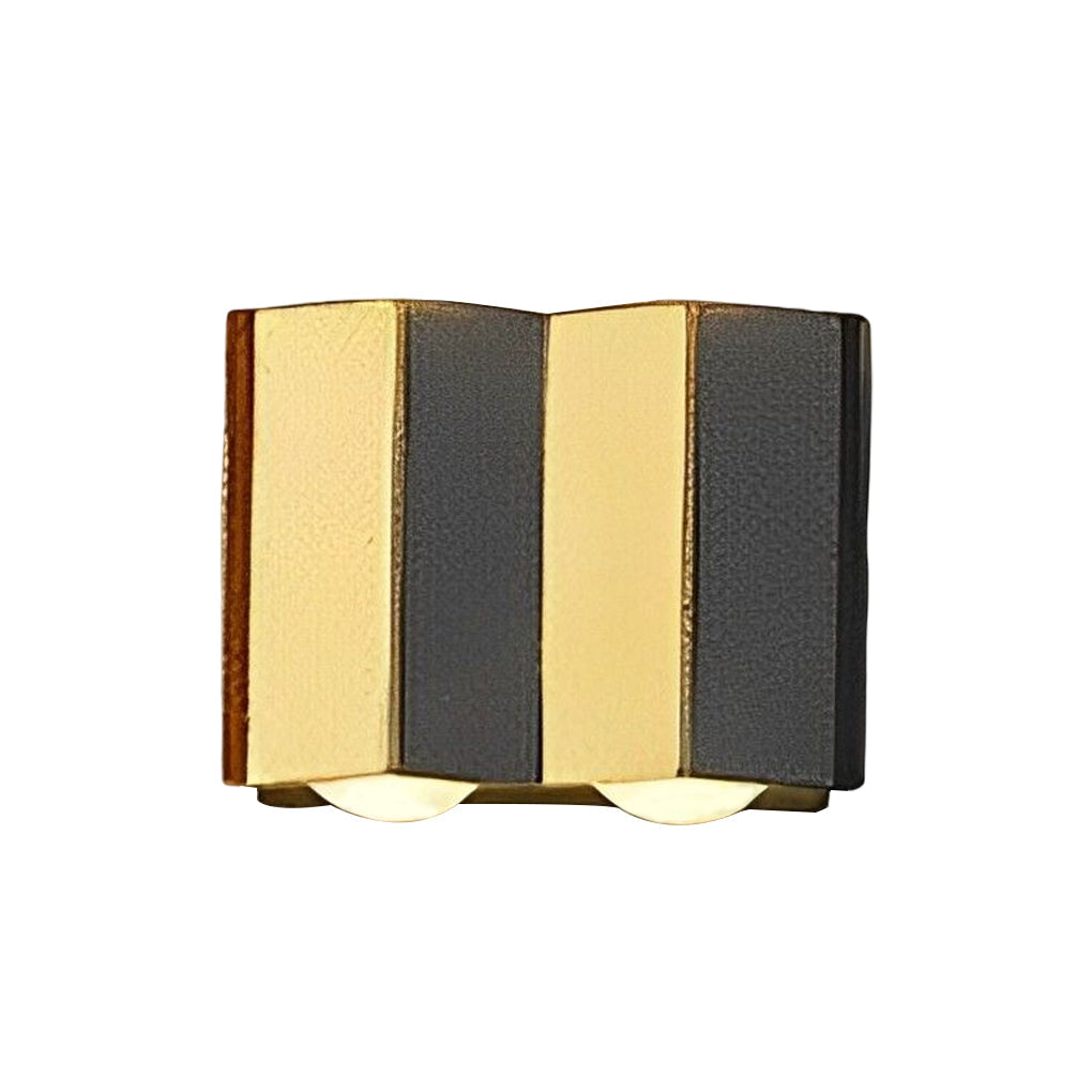 Modern up and down wall lights close-up highlighting lens design and durable housing for exterior wall installation.
