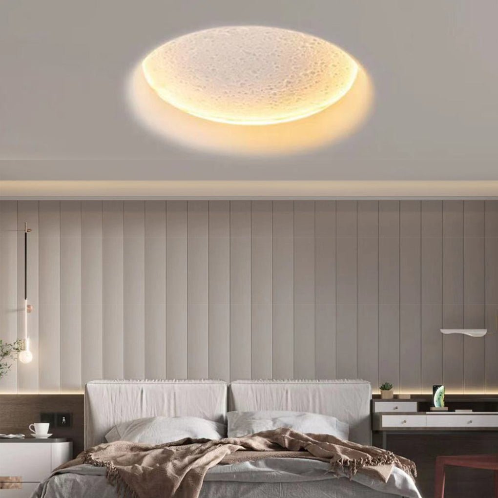 Moon - like Plaster LED Embedded Wall Light Anti - glare for Background Wall