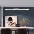 Dual Wave Gazebo Chandelier Metal PVC Island Dining Chandelier with 2 Lights