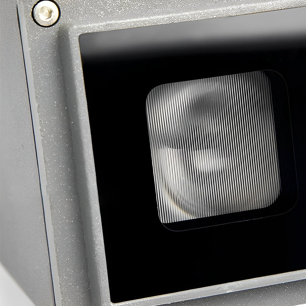 Detailed view of narrow beam wall light diffuser designed for precise light control.