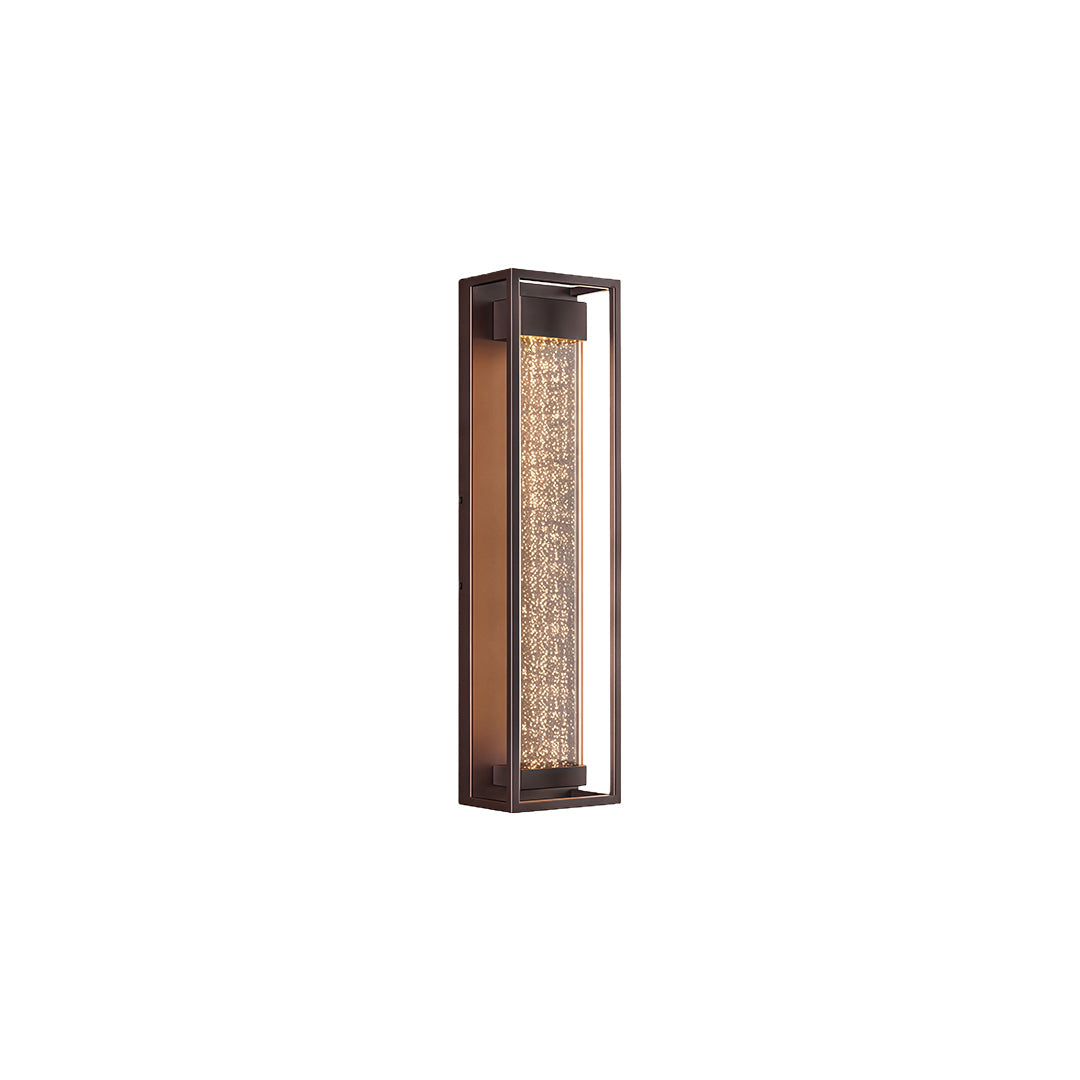 Outdoor sconces black with a narrow, modern design, perfect for exterior walls and pathways.