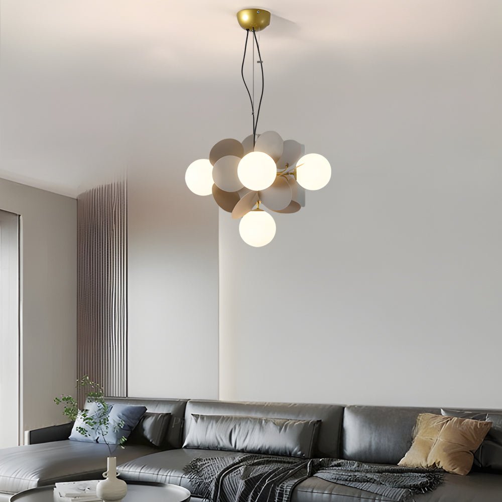 Nordic Chandelier Multicolored Board Art Branch - style Pendant Lights