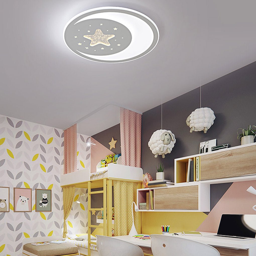 Nordic Creative LED Ultra Thin 3 - color Adjustable Ceiling Light with Remote Control
