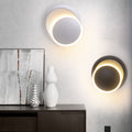 Nordic Minimalist LED Rotatable Round Wall Lights for Living Room Dining Room Cafe
