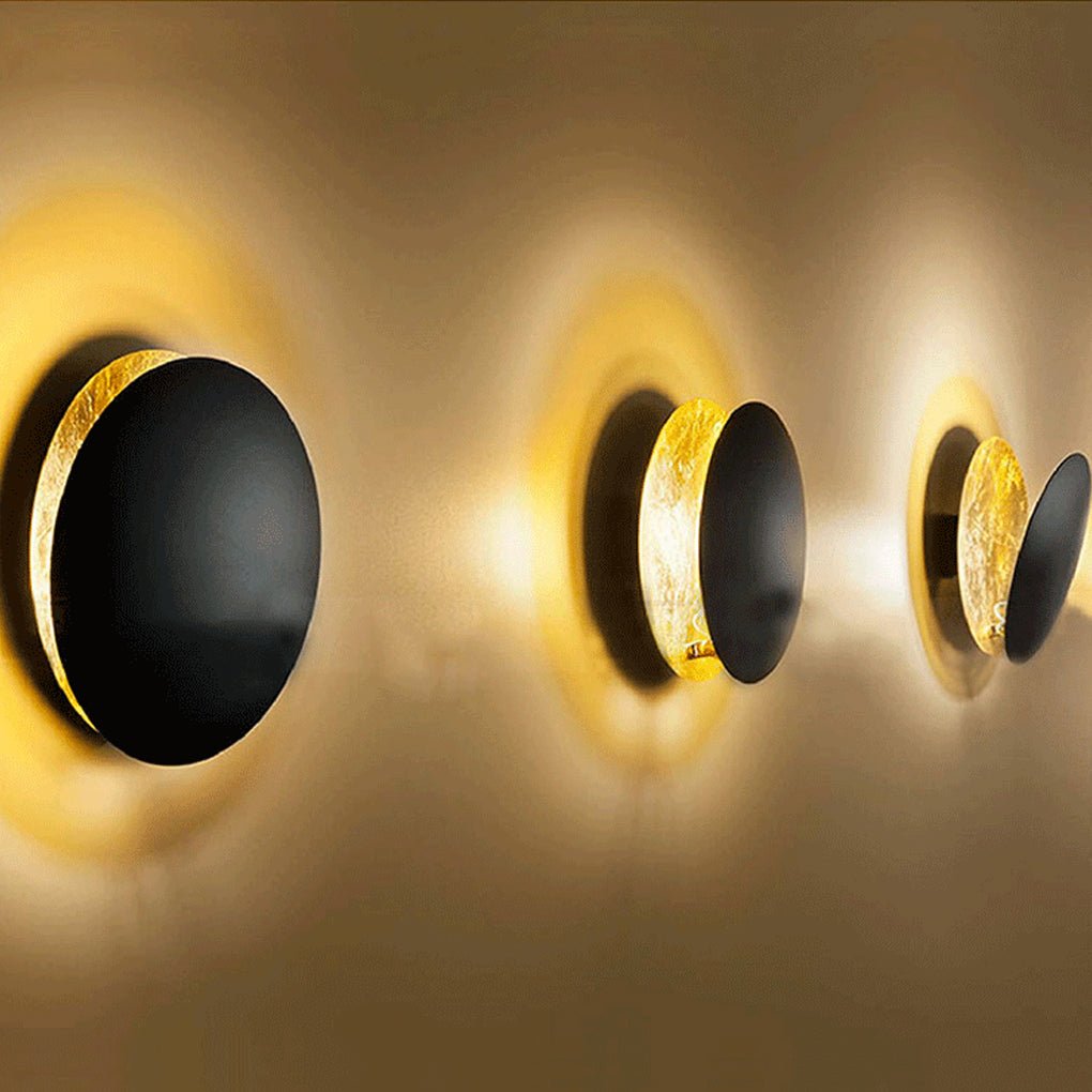 Nordic Minimalist Unique Rotatable Moon - like Design LED Wall Lamp for Bedside Aisle Stairs