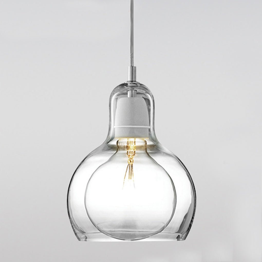 Nordic Post - modern Minimalist Glass Chandelier for Bedside Entryway Bar