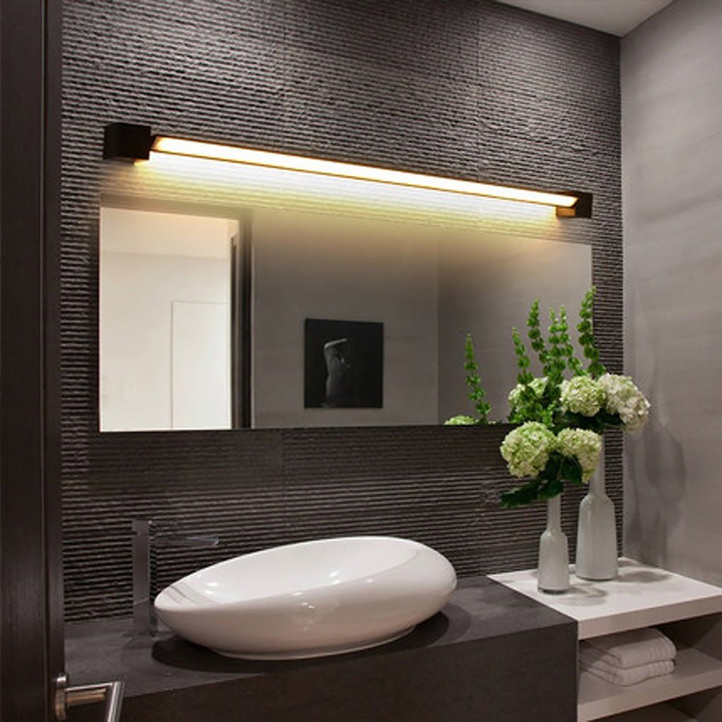 Nordic Ultra - thin Long Strip LED Bedside Background Wall Rotatable Wall Lamp