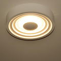 6" Multiple Circles Flush Mount Ceiling Light Geometric LED Light