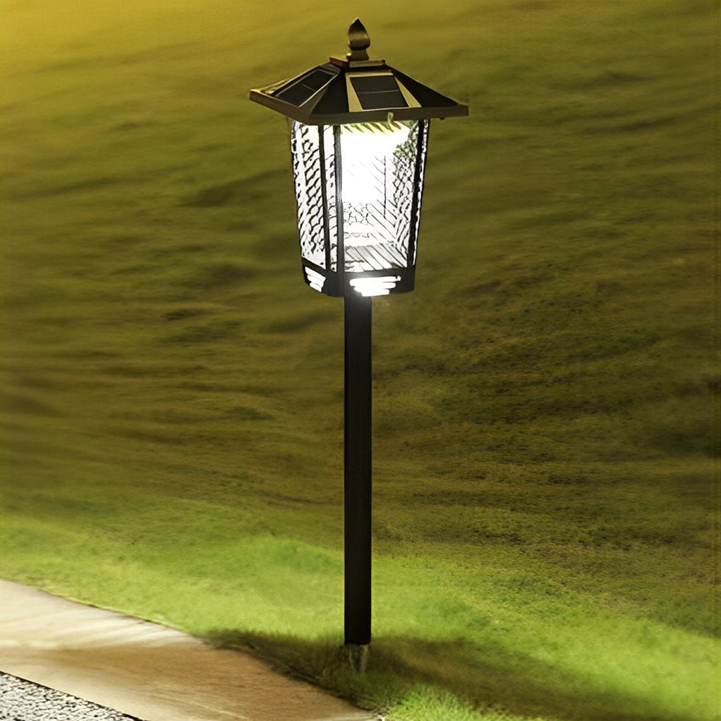 Outdoor bug repellent lights with a close-up of its LED bulb and mesh design.