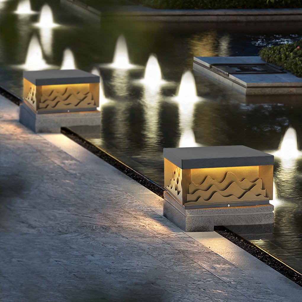Outdoor Energy - saving Waterproof Garden Lamp Post Lamp Landscape Lighting