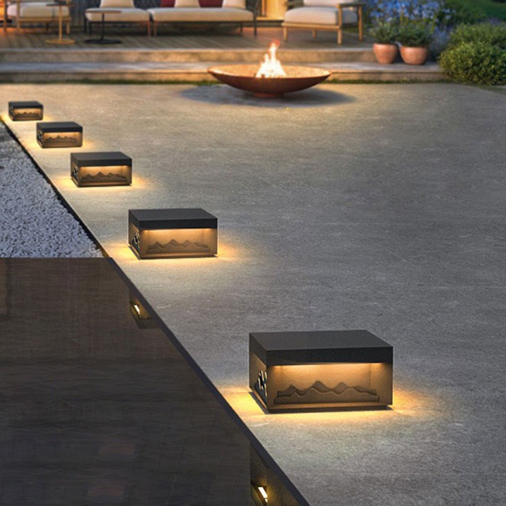 Outdoor Energy - saving Waterproof Garden Lamp Post Lamp Landscape Lighting