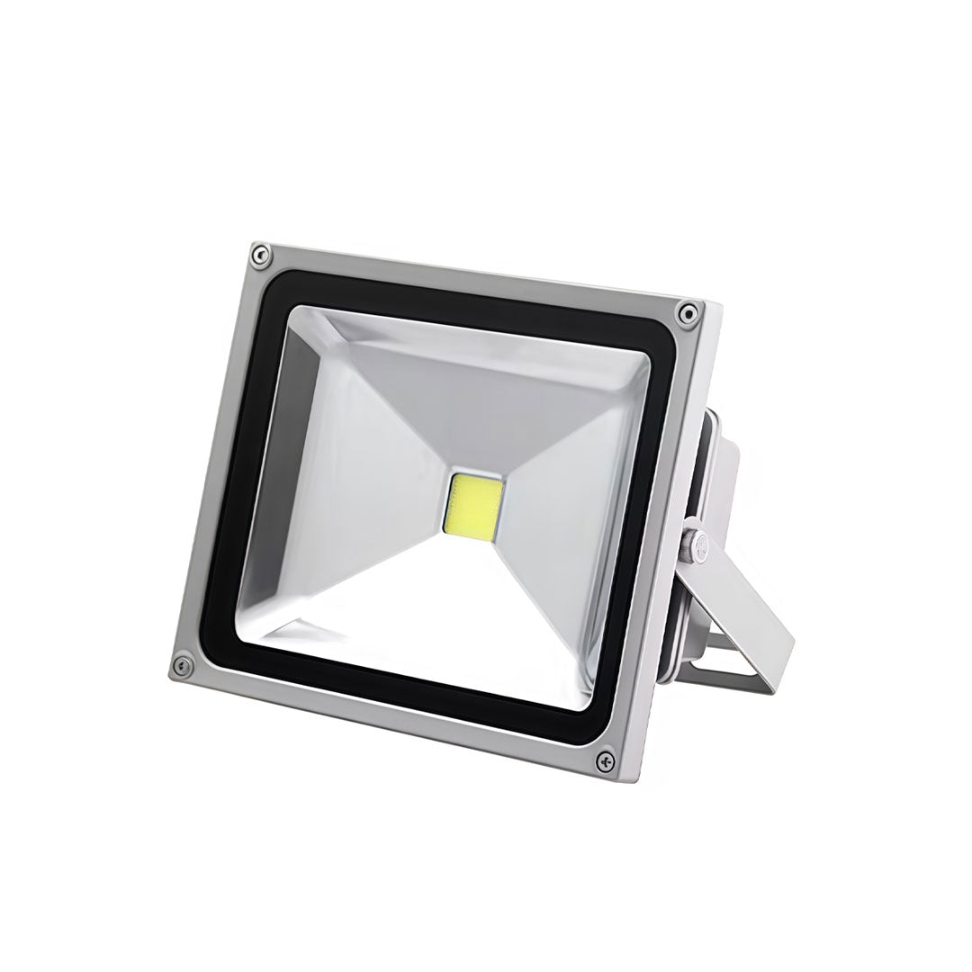 Outdoor flood lights LED with a modern design, providing ambient lighting.