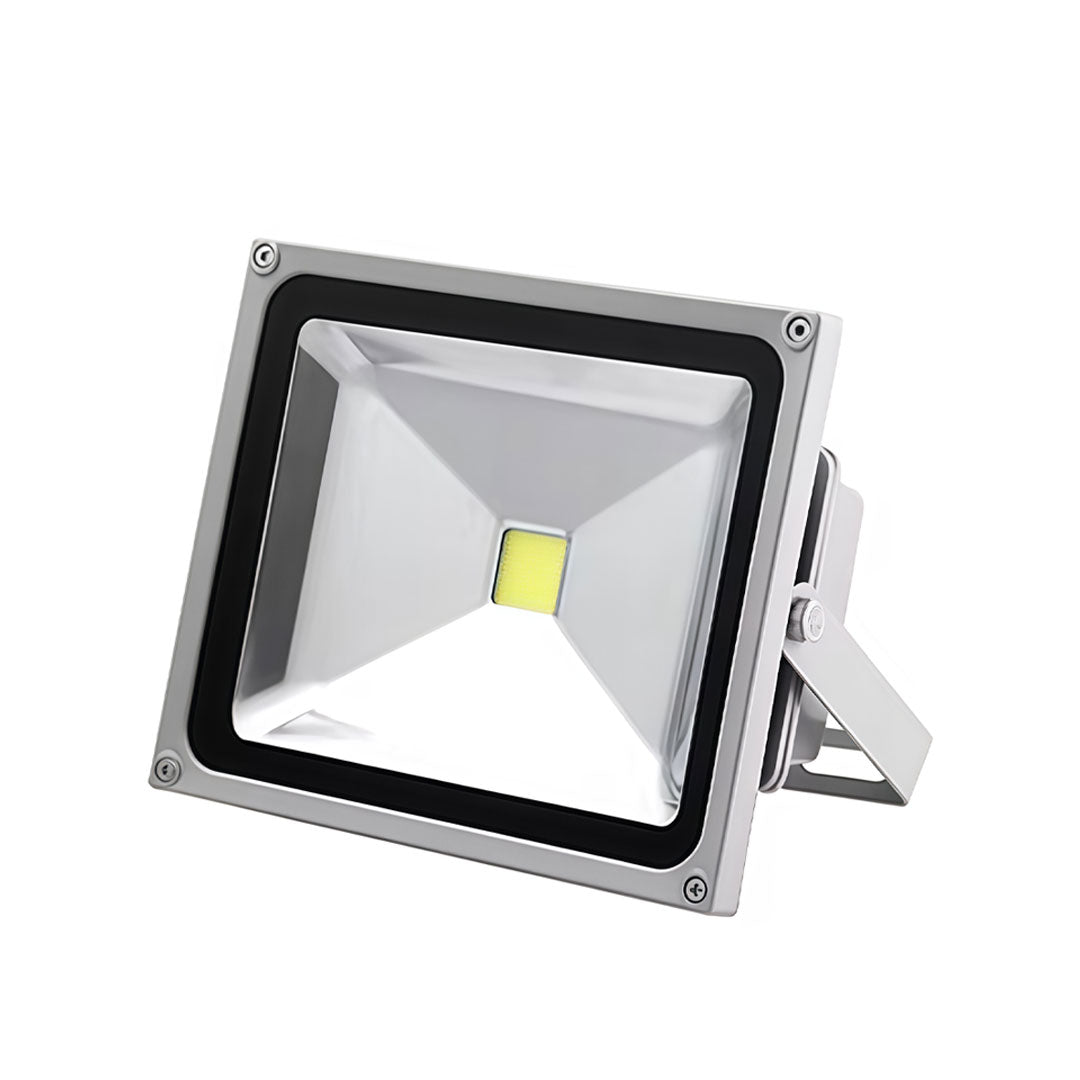 Outdoor flood lights LED with a sleek design, providing bright light.