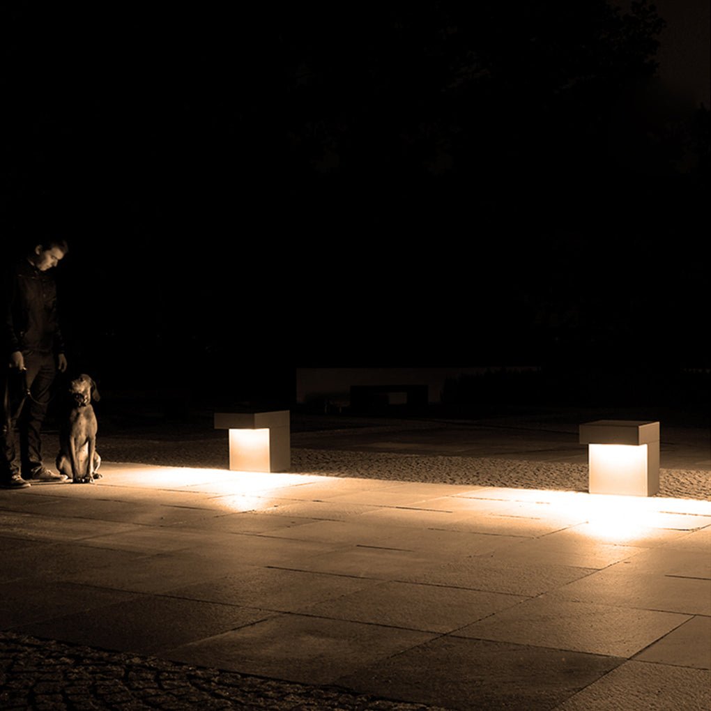 Eco - Friendly Modern Outdoor LED Path Lamp in Minimalist Design