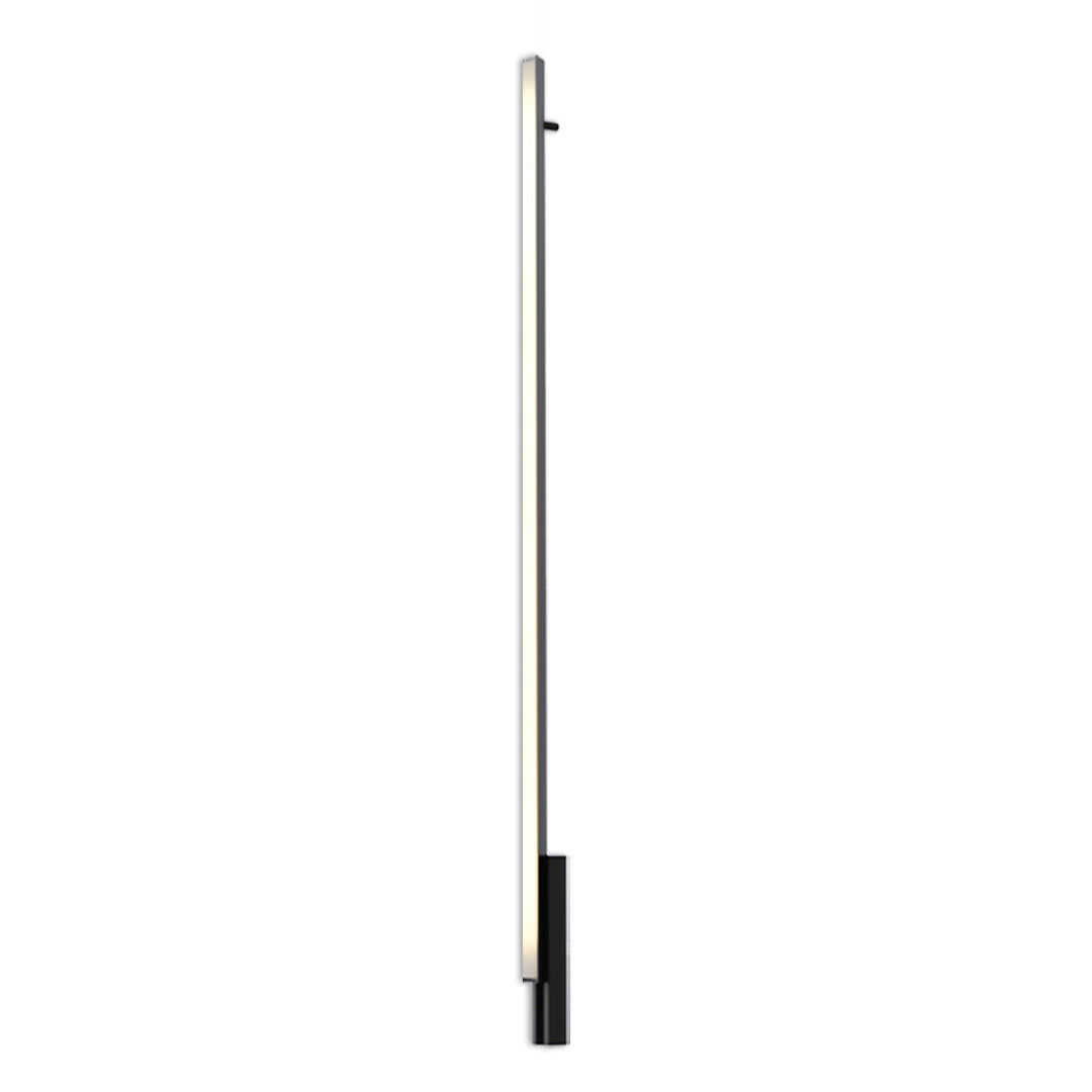 Long slim tube-style outdoor lights wall sconces designed with clean and simple lines.