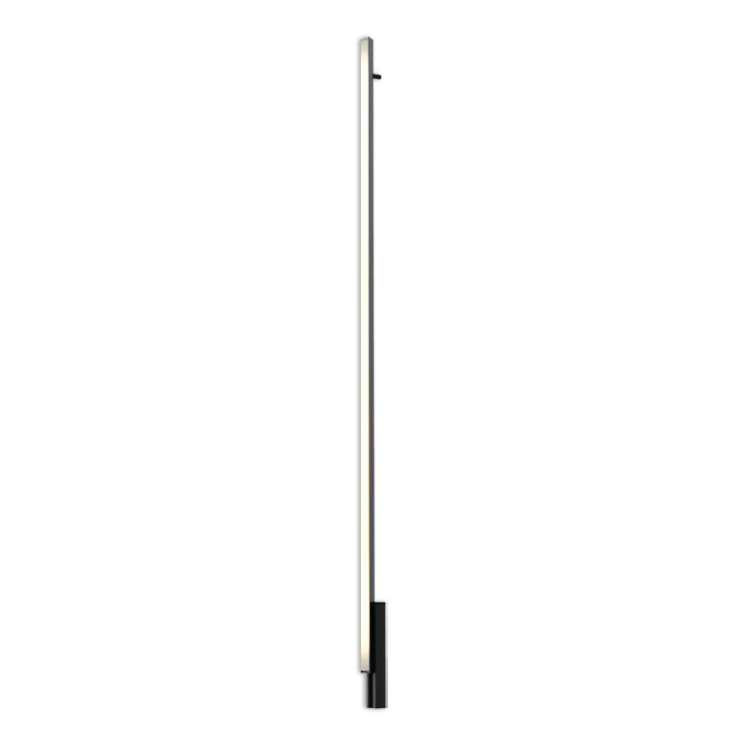Contemporary vertical outdoor lights wall sconces featuring a minimal tube silhouette.