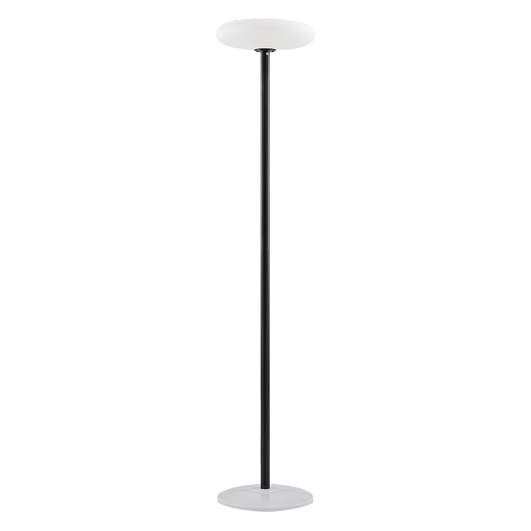 Outdoor patio floor lamps with aluminum PE body offer solar-powered, waterproof lighting, perfect for gardens, decks, and terraces.