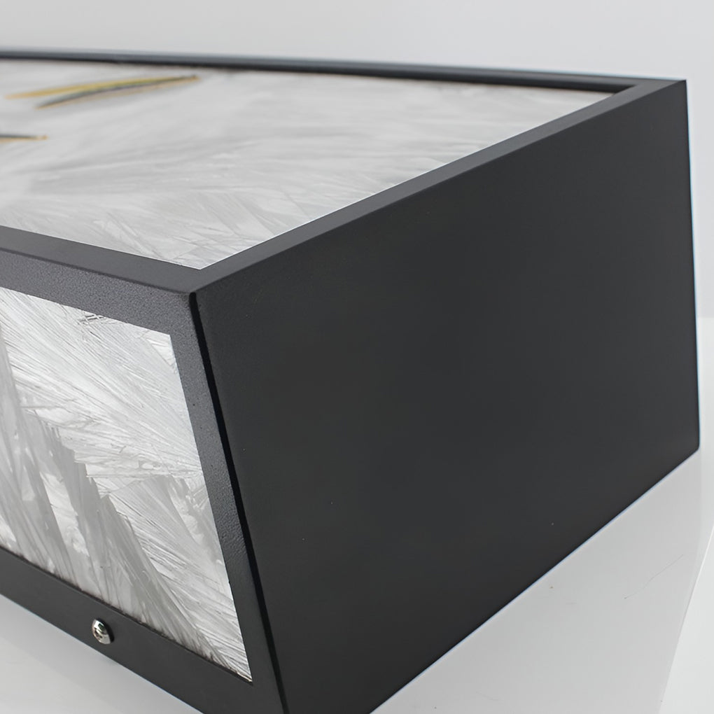 Outdoor retaining wall light side view product detail