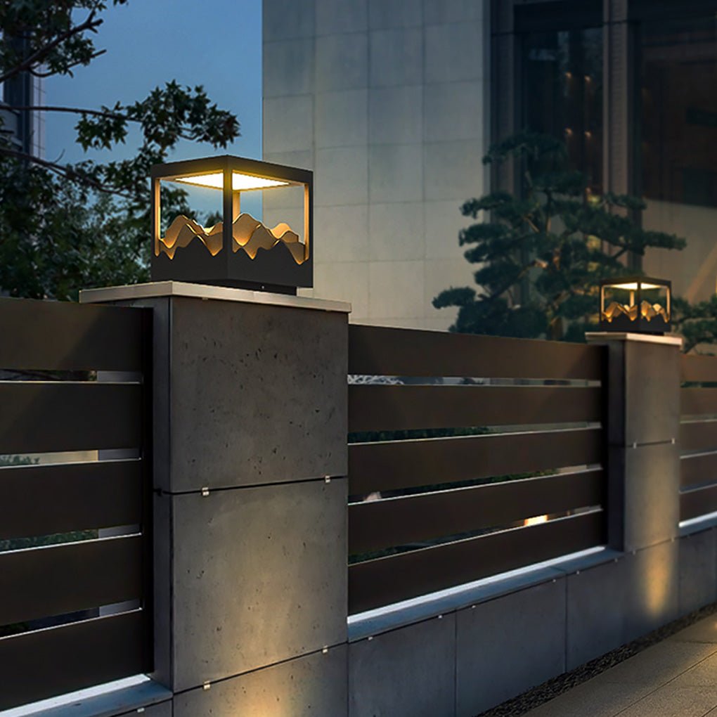 Outdoor Waterproof LED Courtyard Atmosphere Lamp Three - dimensional Landscape Design Courtyard Lamp