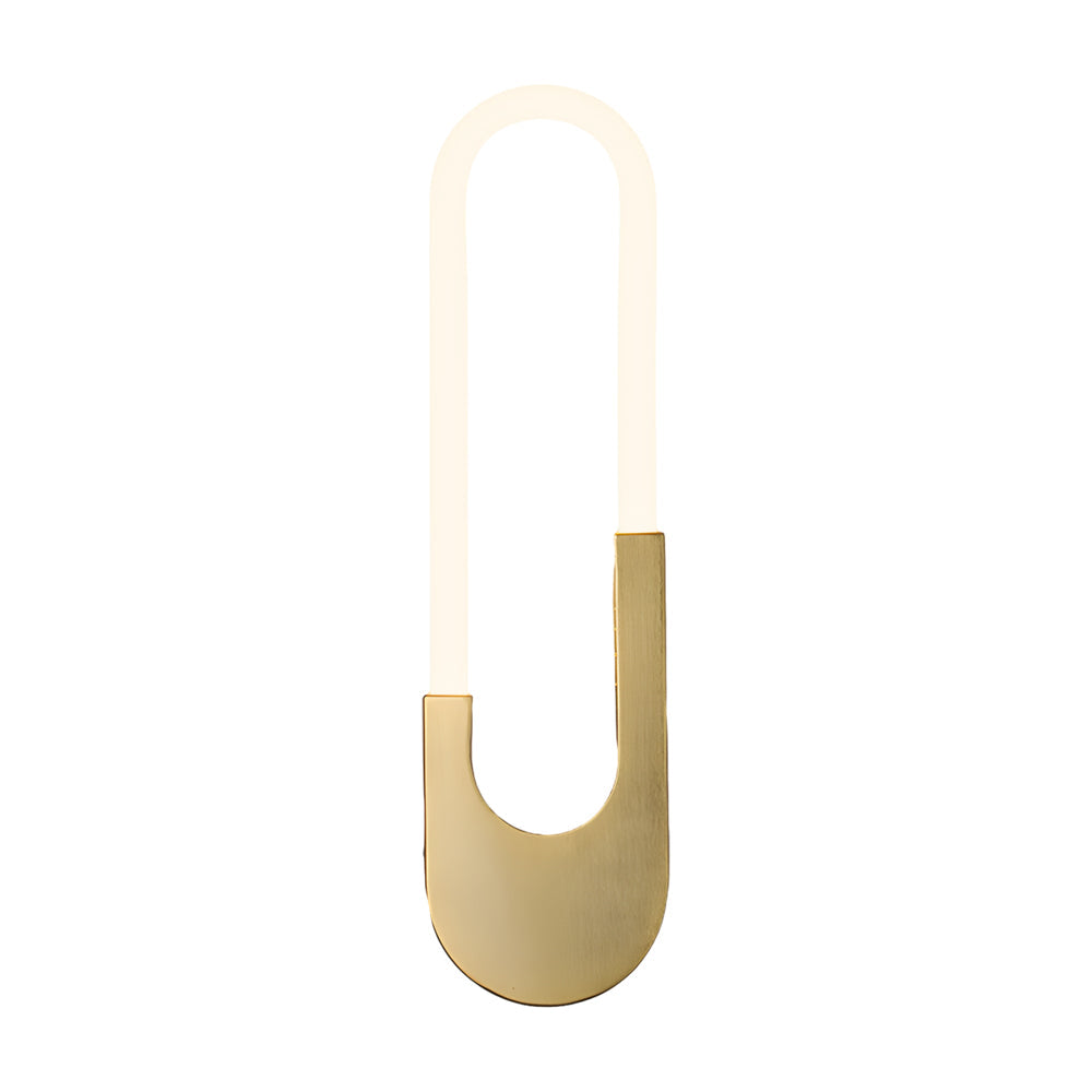Oval LED wall sconce in a sleek black finish, perfect for brightening up any room with a sophisticated look.