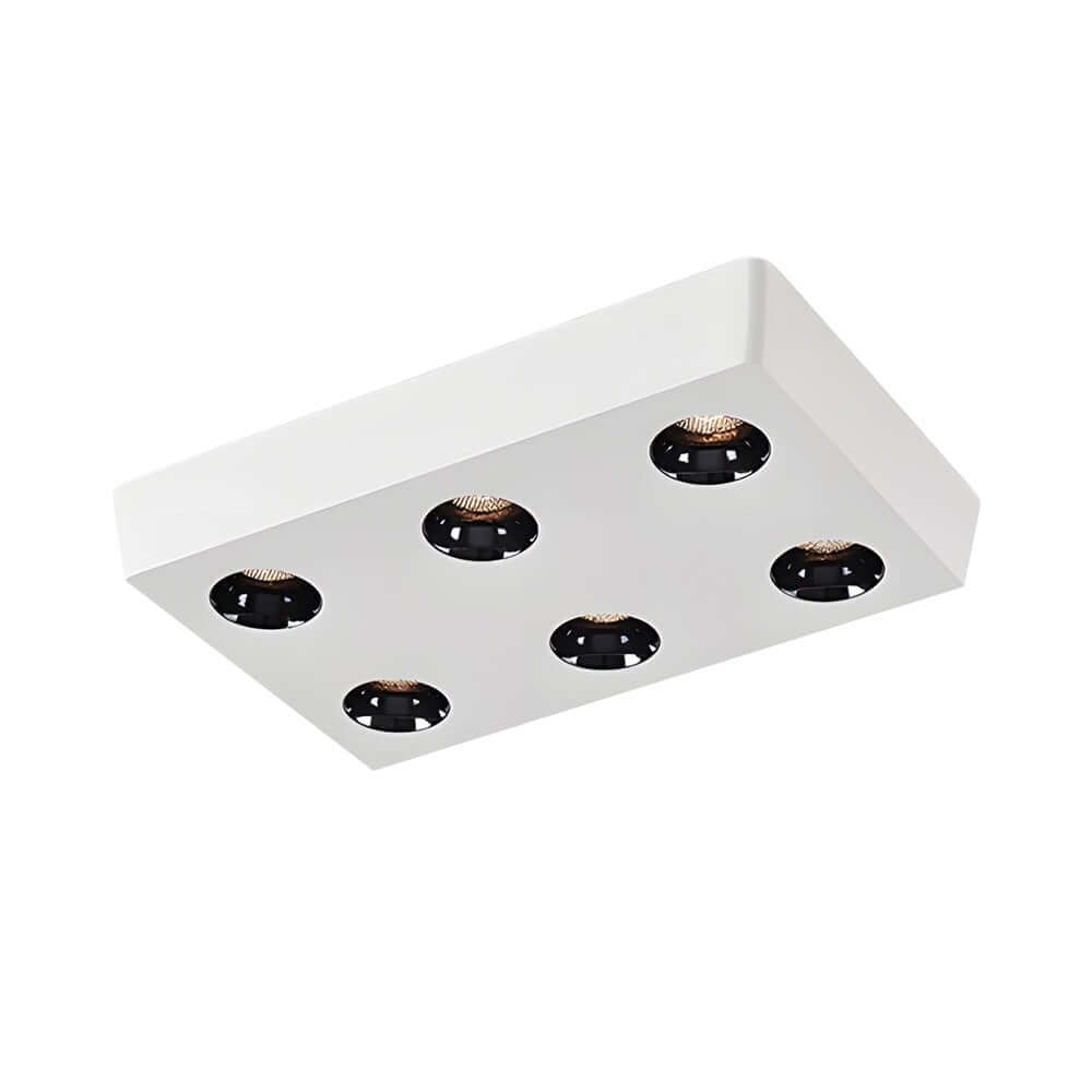 Peg Rectangular 6/8 - Light White LED Flush Mount Light
