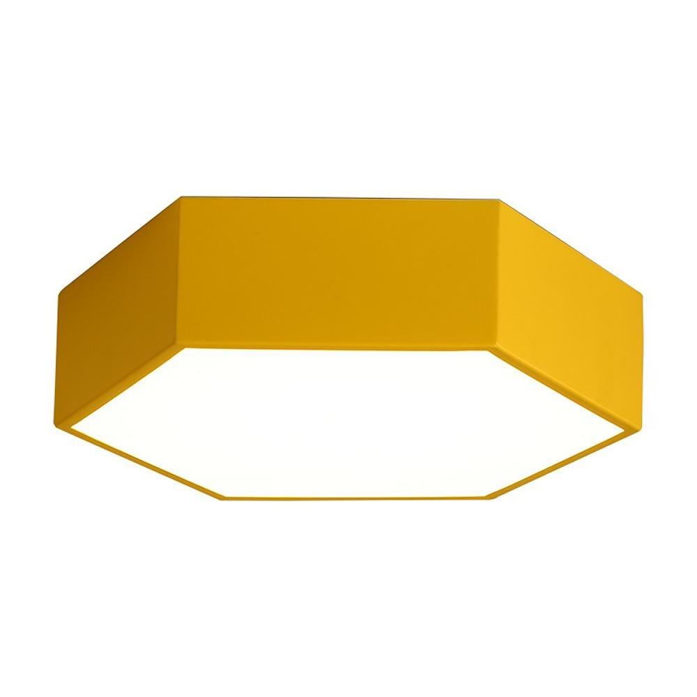 15'' LED 1-Light Tri-color WIFI Control LED Cool New Design Flush Mount Lights Contemporary Chic & Modern Metal Acrylic Novelty Geometrical Ceiling Lights-dazuma