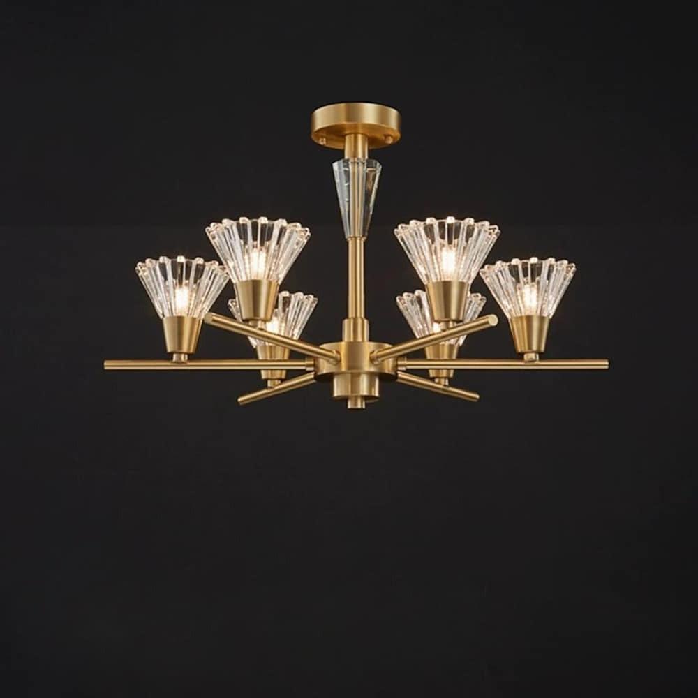 Scandinavian Style 6/8 - Light Copper Pendant Ceiling Light
