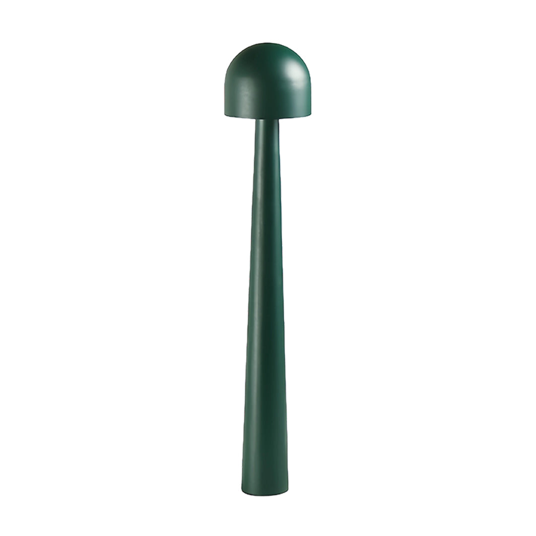 Low-profile contemporary landscape light with a rectangular shape and warm LED glow, perfect for subtle outdoor accent lighting